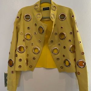 Jacket with hardware